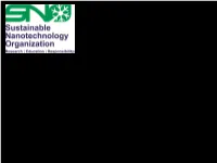 An Integral Part of Sustainable Nano