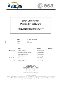 Mission Conventions Document