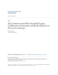 The Commencement Bay Superfund Legacy: Collaboration, Restoration and Redevelopment in the Local Landscape