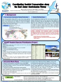 1. Background EAAFP Seabird Species Prioritization Project 2015