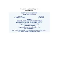 42Nd Street Program
