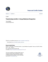 A Group Relations Perspective