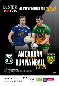 Ulster Final Programme