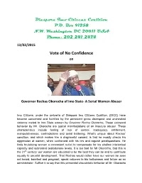 Vote of No Confidence on Rochas.Pdf