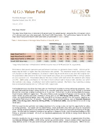 2014 2Q Manager's Letter
