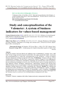 A System of Business Indicators for Values-Based Management”