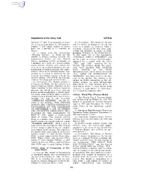 Department of the Army, Dod § 578.54