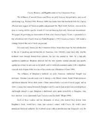 Cicero, Rhetoric, and Republicanism in the Columbian Orator