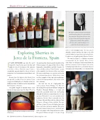 Exploring Sherries in Jerez De La Frontera, Spain