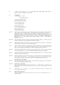 F. I a Short List of Contents in an Early Nineteenth-Century Hand, Together with Notes in Pencil in Another Contemporary Or Later Hand