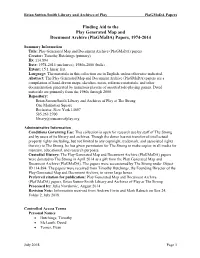 Finding Aid Template