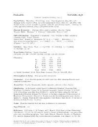 Pachnolite Nacaalf6 • H2O C 2001-2005 Mineral Data Publishing, Version 1