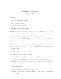 Principles of Economics Problem Set 6
