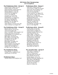 2009GW Groups-REVISED