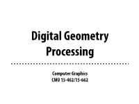 Computer Graphics CMU 15-462/15-662