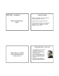 ECE 646 – Lecture 4 Required Reading