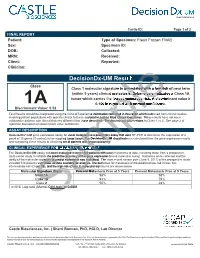 Sample Report