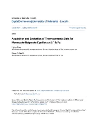 Acquisition and Evaluation of Thermodynamic Data for Morenosite-Retgersite Equilibria at 0.1 Mpa