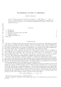 Arxiv:2108.12713V1 [Math.AT] 28 Aug 2021 Nerlplnma Ring Polynomial Integral Ftetm Aecnrbtdt Hsdvlpet H Daof Idea the Development