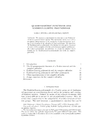Quasisymmetric Functions and Kazhdan-Lusztig Polynomials