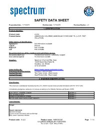 Safety Data Sheet