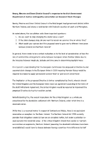 Submissions on Seasonal Clock Change 41 to 50