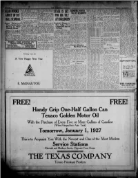 Tomorrow, January 1, 1927 Tttttttmtmttmtfttiifif Tmtmttt