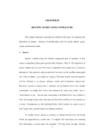 Chapter Ii Review of Related Literature