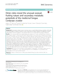 Omics Data Reveal the Unusual Asexual-Fruiting Nature And