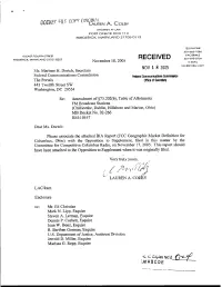 RECEIVED 3014958734 November 18,2005 E-MAIL NOV 182005 IOC@ICOIDY.Com Ms