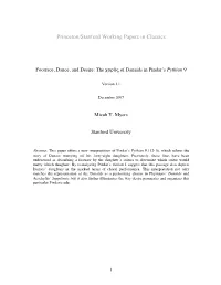 The Χορός of Danaids in Pindar's Pythian 9