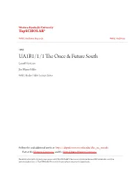 UA1B1/1/1 the Once & Future South