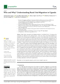 Who and Why? Understanding Rural Out-Migration in Uganda