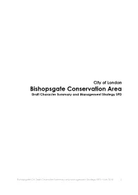 Bishopsgate Conservation Area Draft Character Summary and Management Strategy SPD