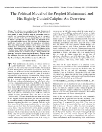 The Political Model of the Prophet Muhammad and His Rightly Guided Caliphs: an Overview
