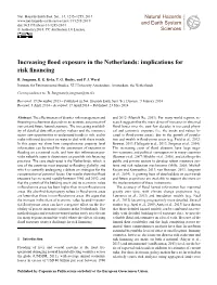 Increasing Flood Exposure in the Netherlands