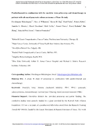 Pembrolizumab in Combination with the Oncolytic Virus Pelareorep and Chemotherapy In