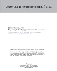 Weights in Rigid Cohomology Applications to Unipotent F-Isocrystals