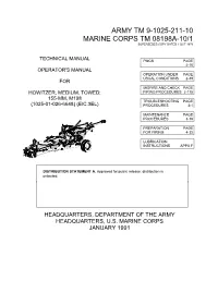 Army Tm 9-1025-211-10 Marine Corps Tm 08198A-10/1 Supersedes Copy Dated 1 Oct 1979