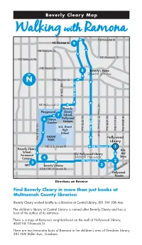 Beverly Cleary Map Walking with Ramona NE Klickitat St