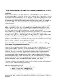 (GHS0007) Introduction Internews Is an Internati