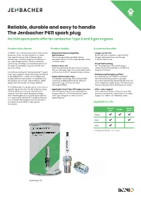 Reliable, Durable and Easy to Handle the Jenbacher P611 Spark Plug an OEM Spare Parts Offer for Jenbacher Type 6 and 9 Gas Engines