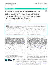 A Virtual Alternative to Molecular Model Sets