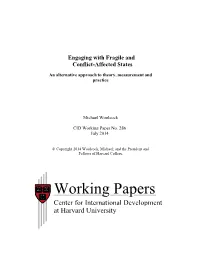 Engaging with Fragile and Conflict-Affected States