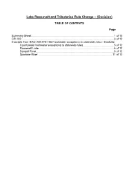 Summary Sheet