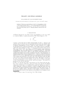 TRIALITY and ÉTALE ALGEBRAS 1. Introduction All Dynkin Diagrams