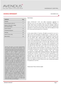 Avendus Infrasight December 2011