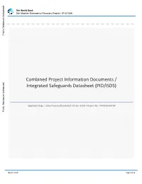 Project Information Document-Integrated Safeguards