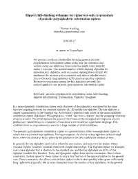 Slippery Hill-Climbing Technique for Ciphertext-Only Cryptanalysis of Periodic Polyalphabetic Substitution Ciphers