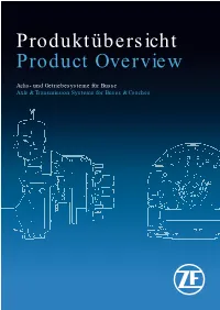 Achs- Und Getriebesysteme Für Busse Axle & Transmission Systems for Buses & Coaches 2 3